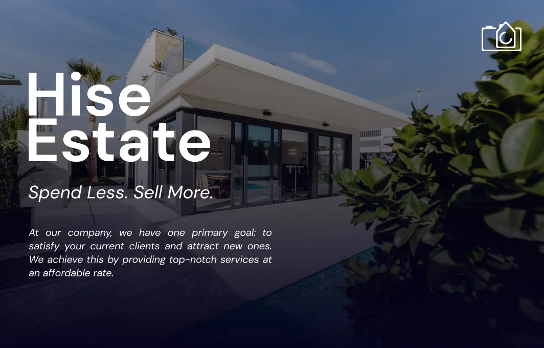 Hise Estate brand presentation shown across desktop and mobile